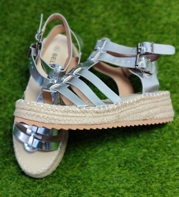 Sandalias Plata